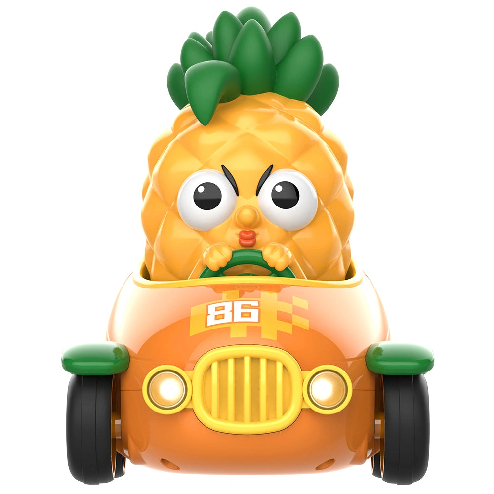 Y02 Pineapple Sprint RC Car, Cute Realistic Fruit Racing Car with 360° Spin, Toy Car for Boys