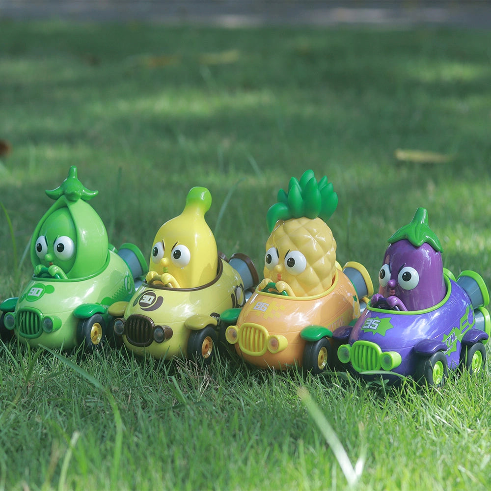 Y02 Pineapple Sprint RC Car, Cute Realistic Fruit Racing Car with 360° Spin, Toy Car for Boys
