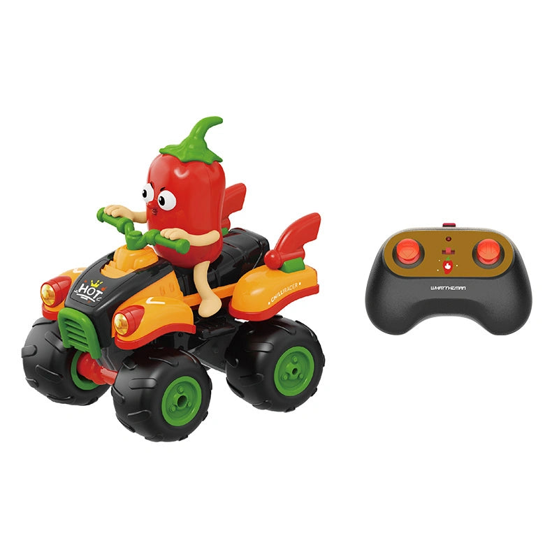 Y05 Chili RC Car, Cute Realistic Vegetable Off-Road Car, Shock-Resistant Model Racing Car Toy for Boys