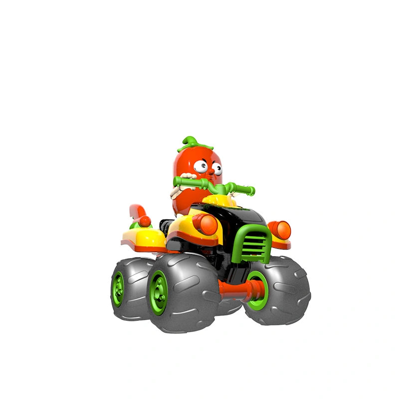 Y05 Chili RC Car, Cute Realistic Vegetable Off-Road Car, Shock-Resistant Model Racing Car Toy for Boys