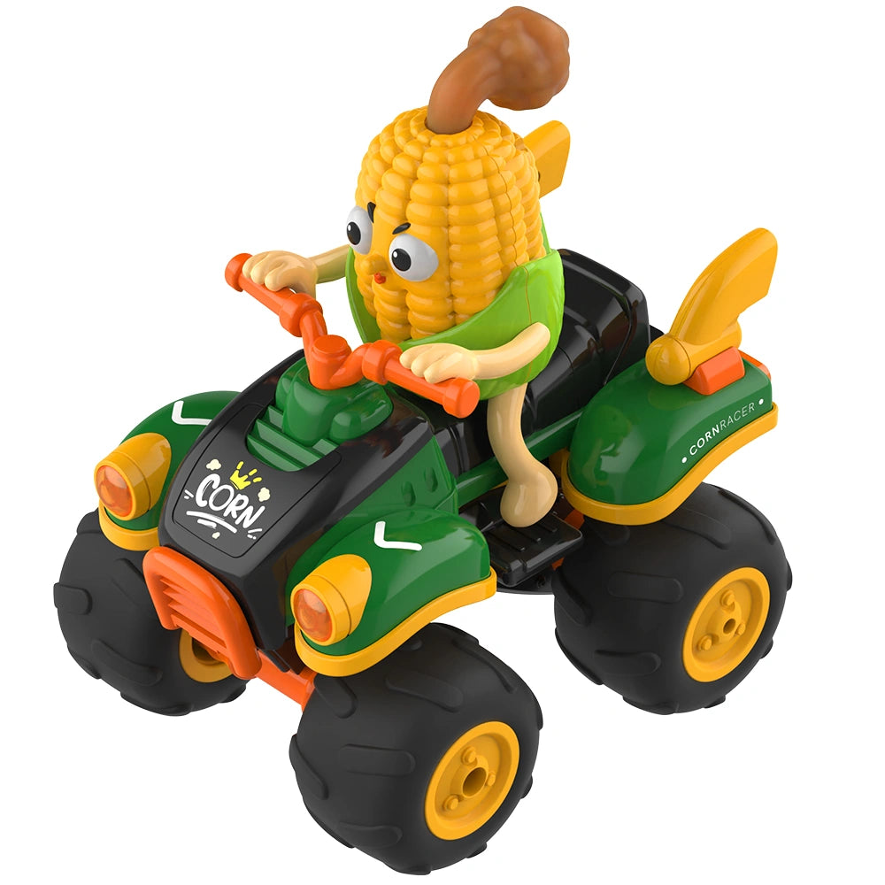Y06 Corn RC Car, Realistic Vegetable Off-Road Toy Car with Cool LED Lights for Boys
