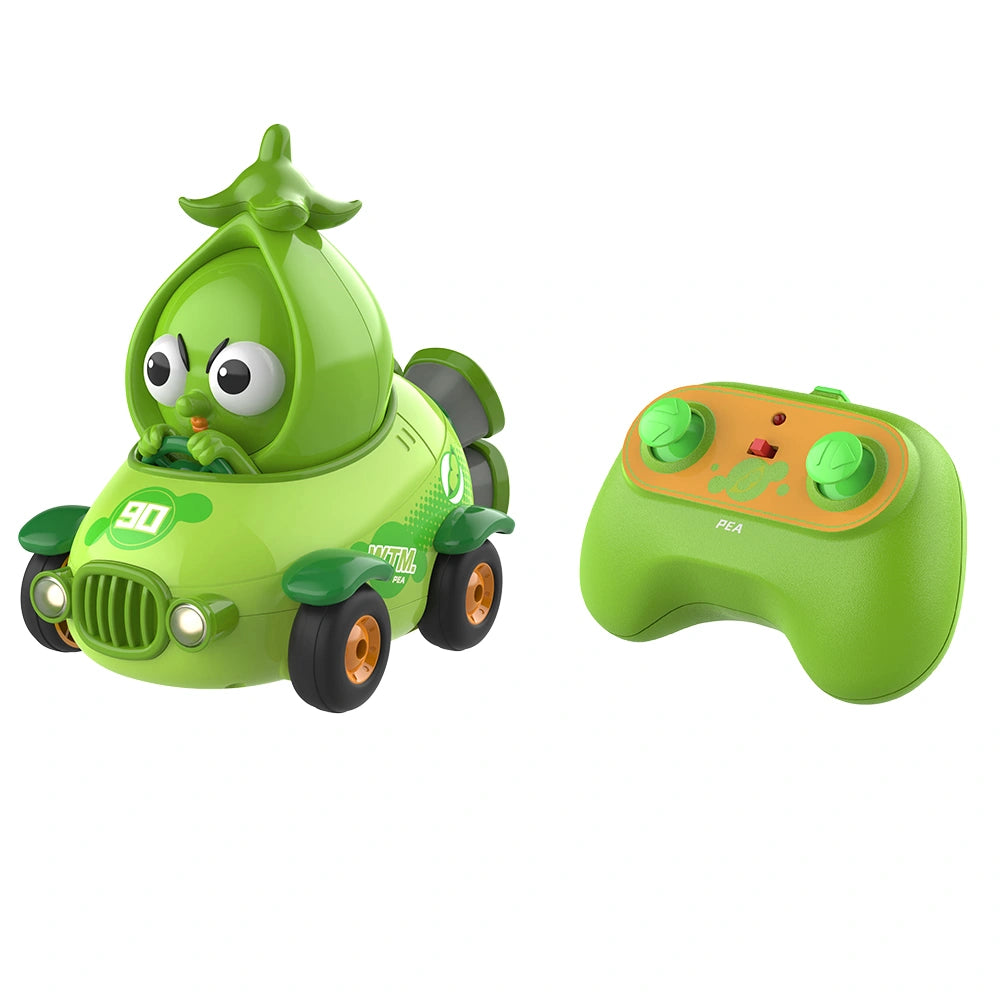 Y07 Kids' Electric RC Racing Car, Pea-shaped Sprint Cute Toy Car for Boys and Girls