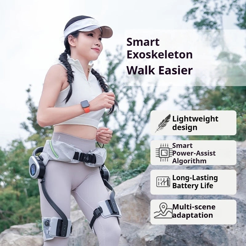 Smart Exoskeleton Assistive Device - Outdoor Hiking Stair-Climbing Walking Tool Lightweight Human-Machine Integration