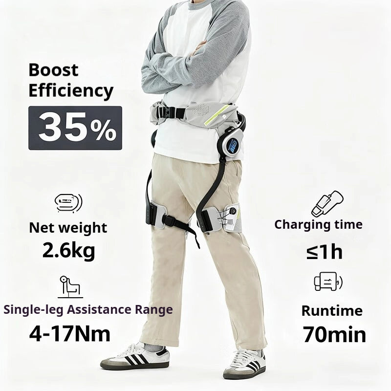 Smart Exoskeleton Assistive Device - Outdoor Hiking Stair-Climbing Walking Tool Lightweight Human-Machine Integration