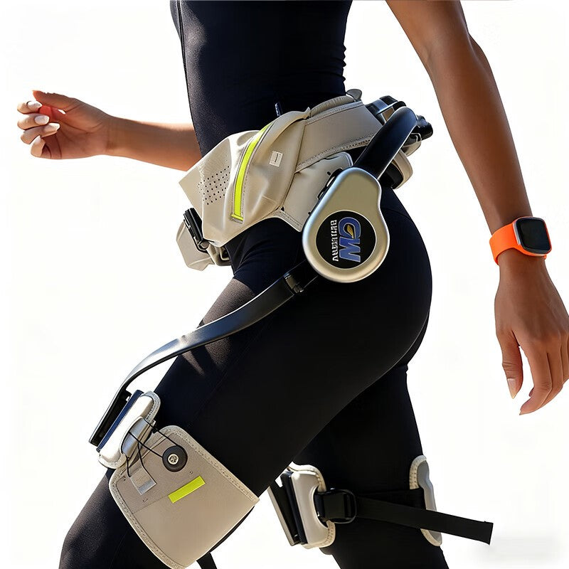 Smart Exoskeleton Assistive Device - Outdoor Hiking Stair-Climbing Walking Tool Lightweight Human-Machine Integration
