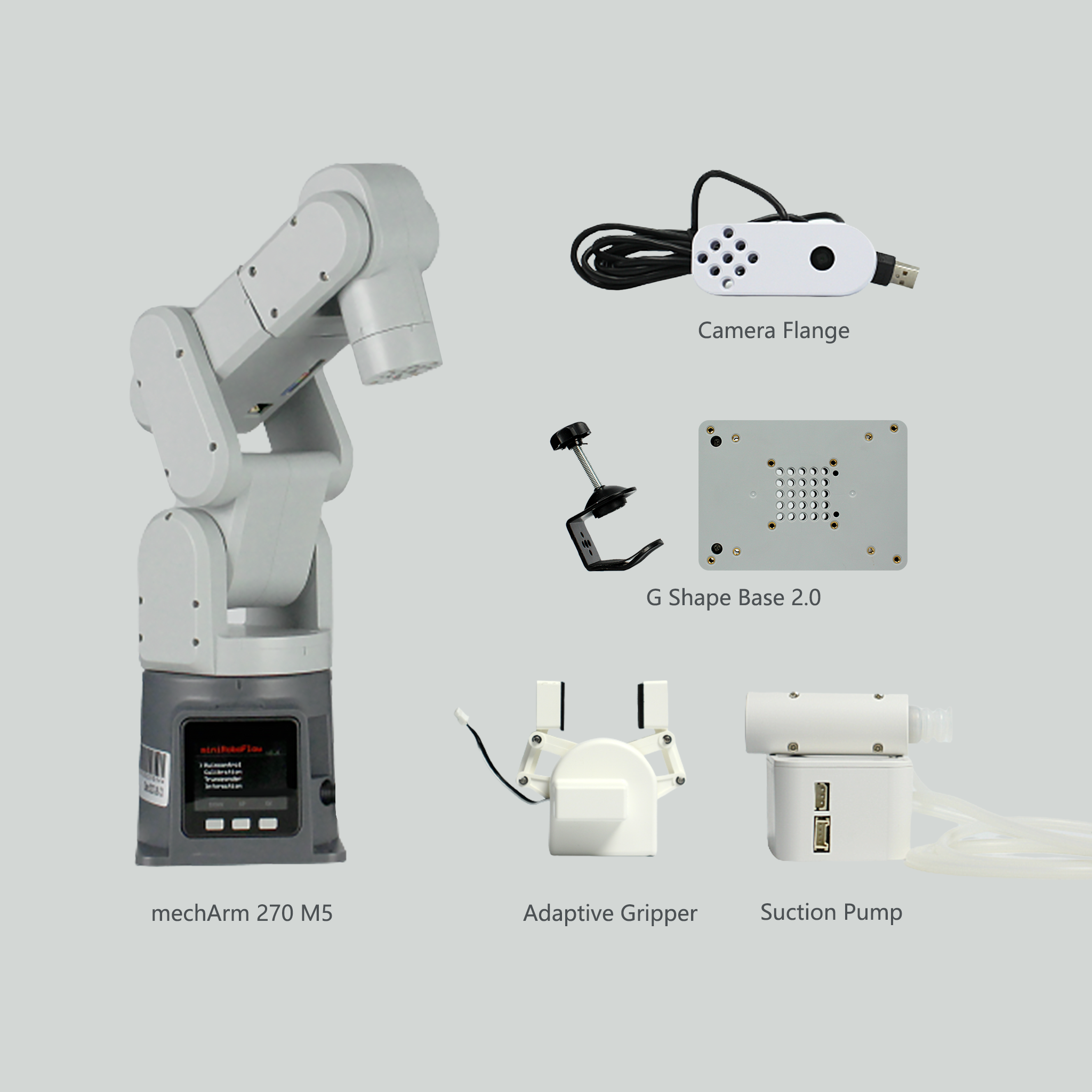Elephant Robotics mechArm All-in-one Suite Robot Kit: The Most Compact 6-Axis Robot Arm with Camera