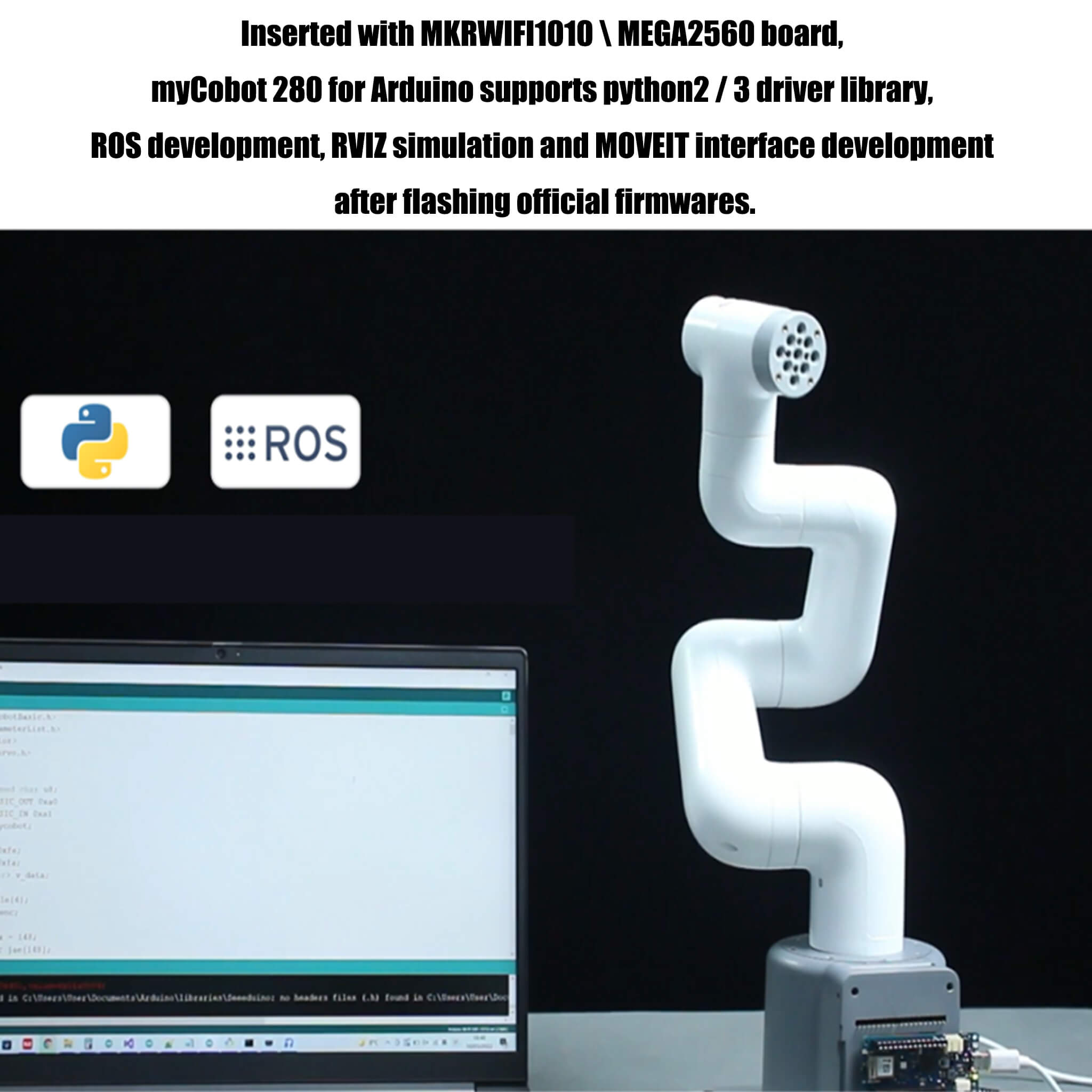 Elephant Robotics myCobot 280 for Arduino 6 DOF Collaborative Robot (for Arduino  Version)