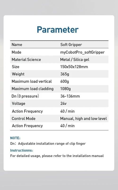myCobot Pro - Soft Gripper & Air Compressor - ElephantRobotics