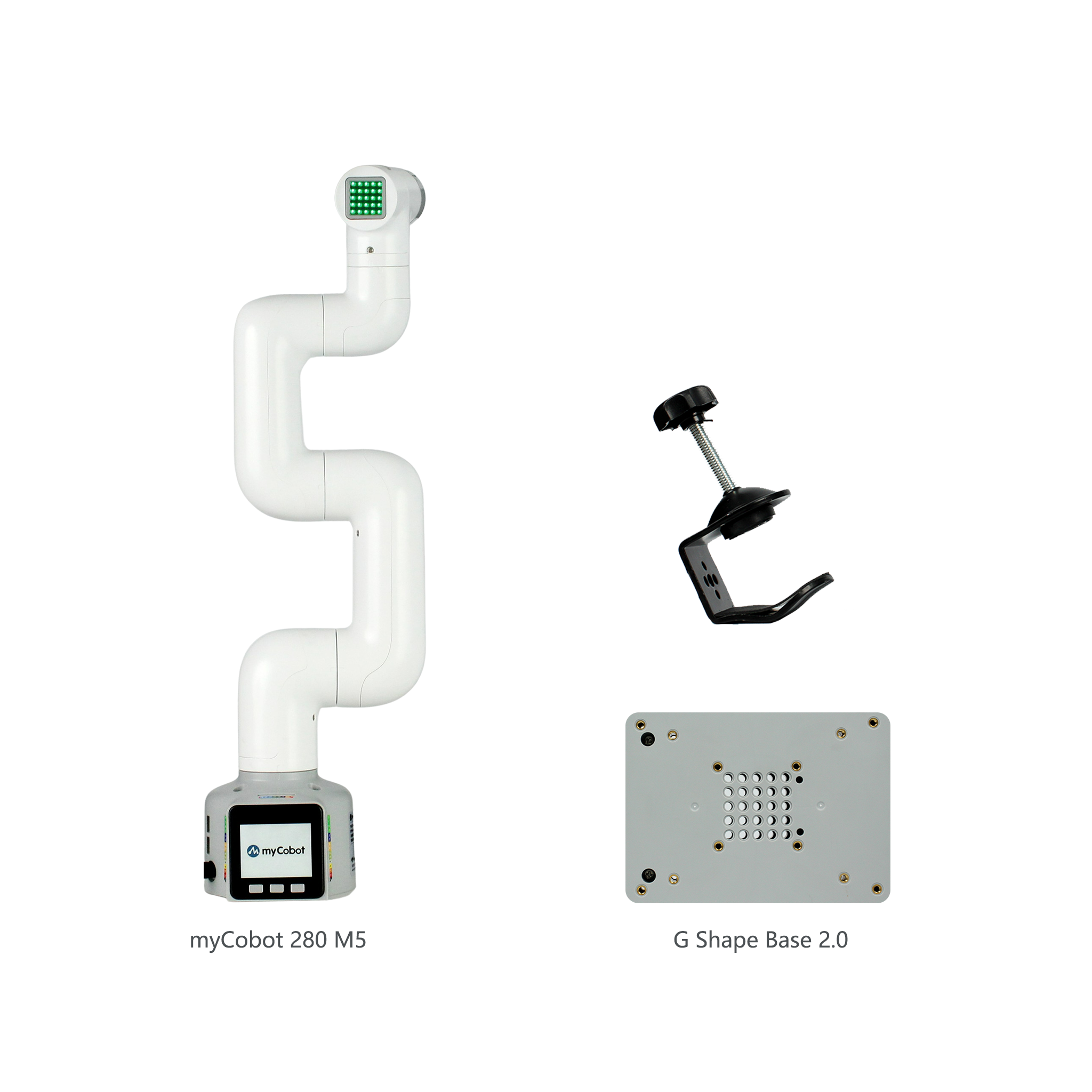 Elephant Robotics myCobot 280 M5Stack 2023 - 6 DOF Collaborative Robot ( Dual Screen Version)