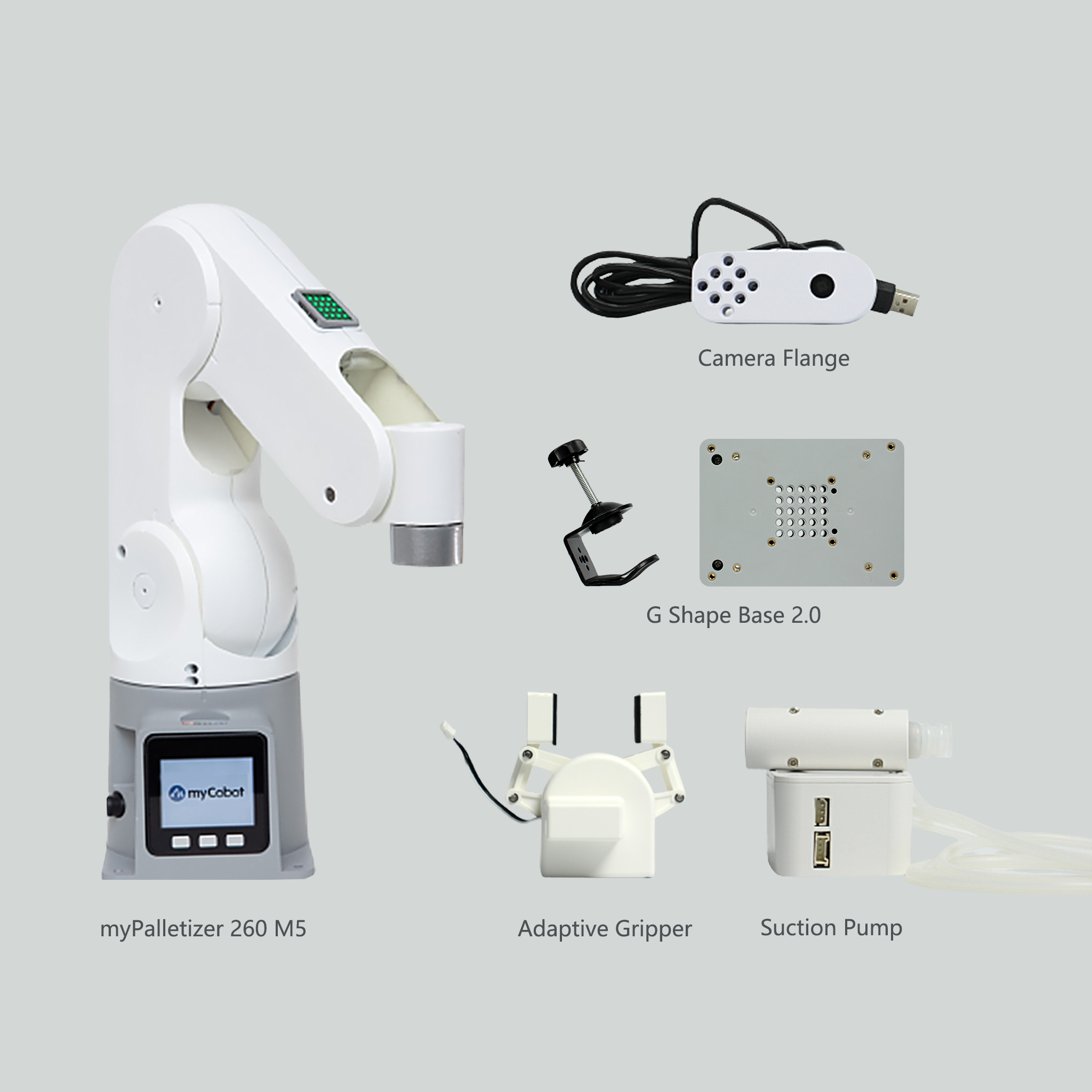 Elephant Robotics myPalletizer All-in-one Suite: The Most Compact 4-Axis Robotic Arm