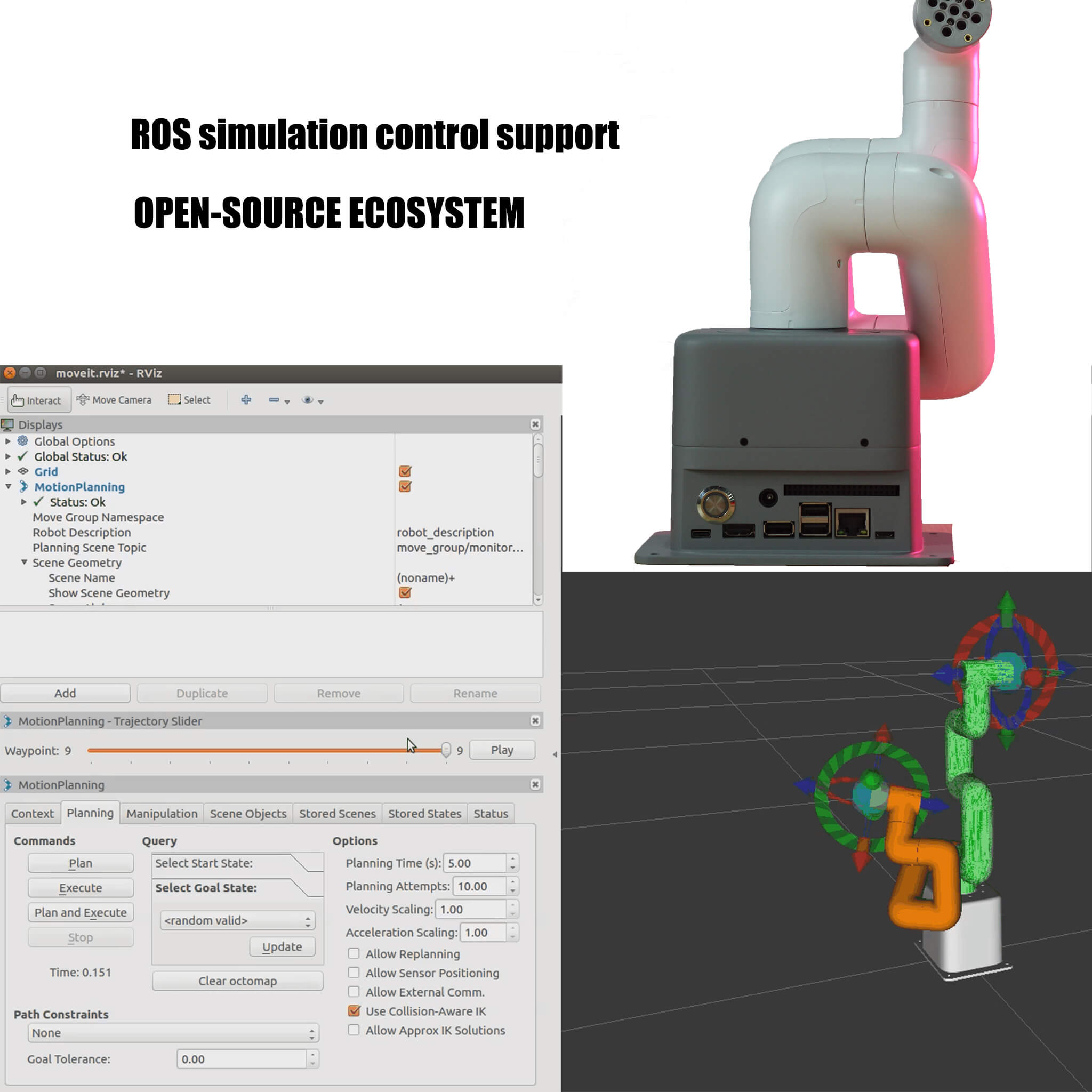 Elephant Robotics myCobot 280 Jetson Nano 6 DOF Collaborative Robot (Jetson Nano  Version)