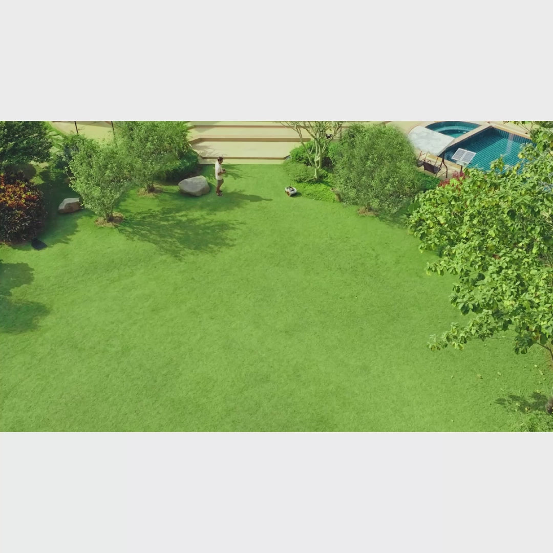 Load video: Segway Navimow i105 Perimeter Wire-Free Robot Lawn Mower