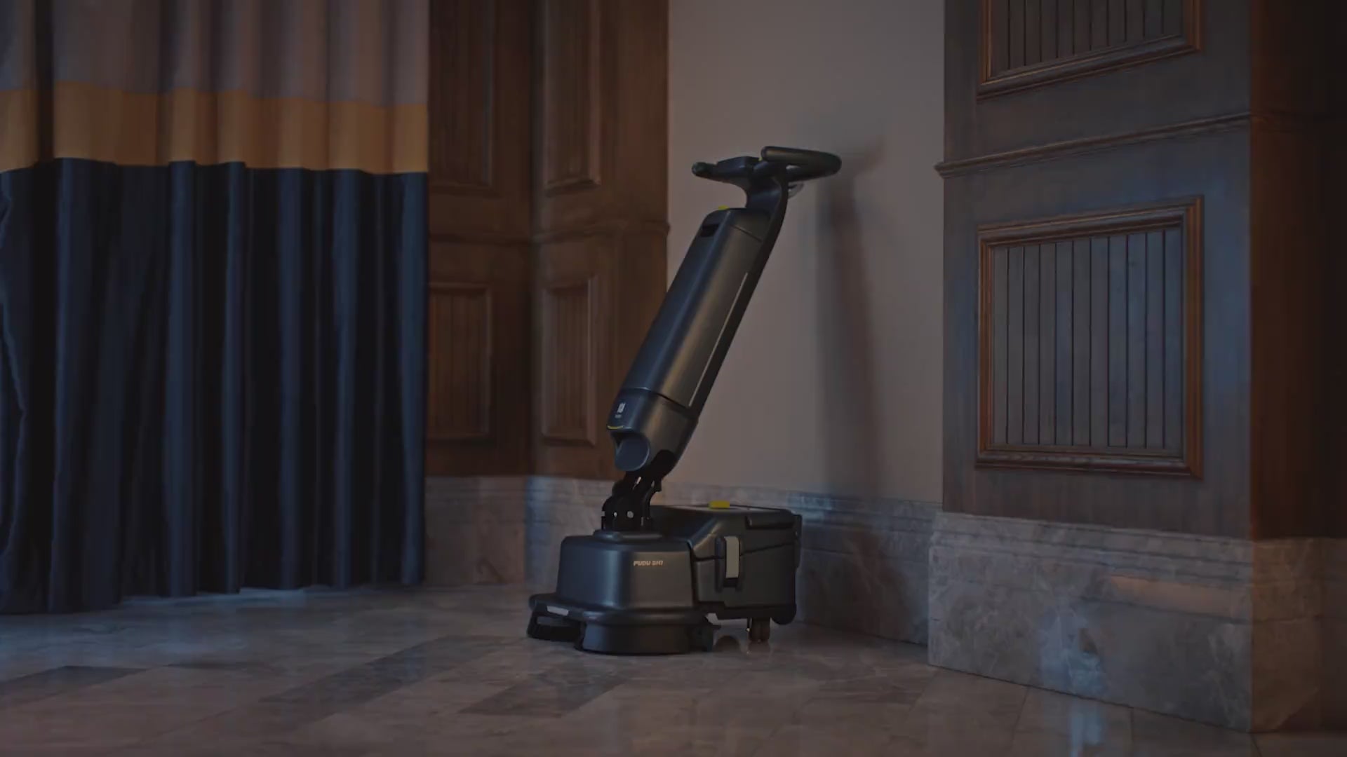 Load video: PUDU SH1 Autonomous Commercial Cleaning Robot - Multi-Surface Floor Care