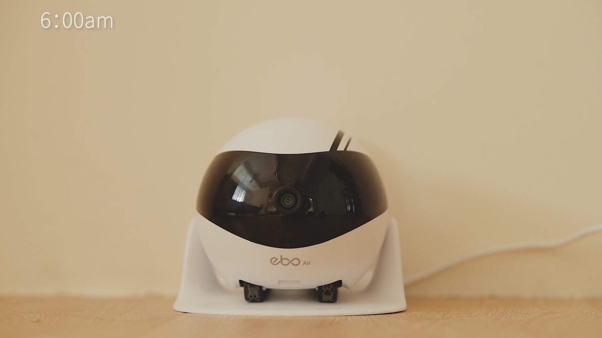 Load video: Enabot EBO Air Smart Home Moving Robot
