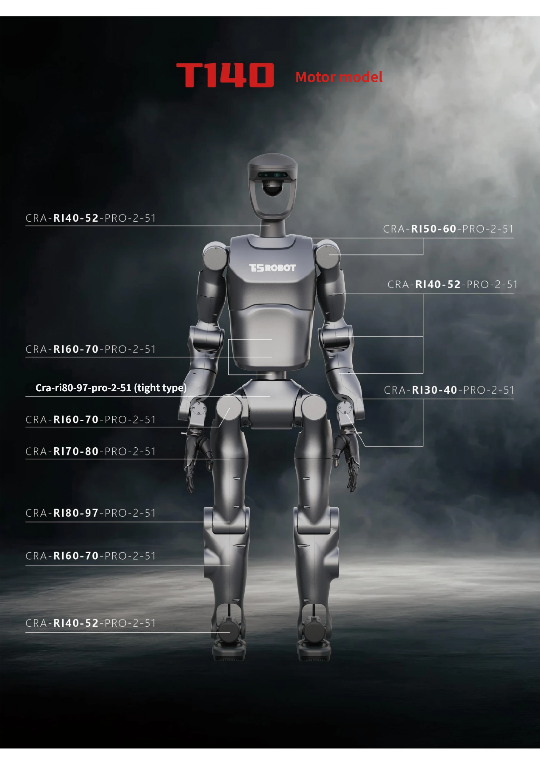 Humanoid Robots Ti5robot T140 Humanoid Robot - Commercial-Grade Intelligent Humanoid Solution